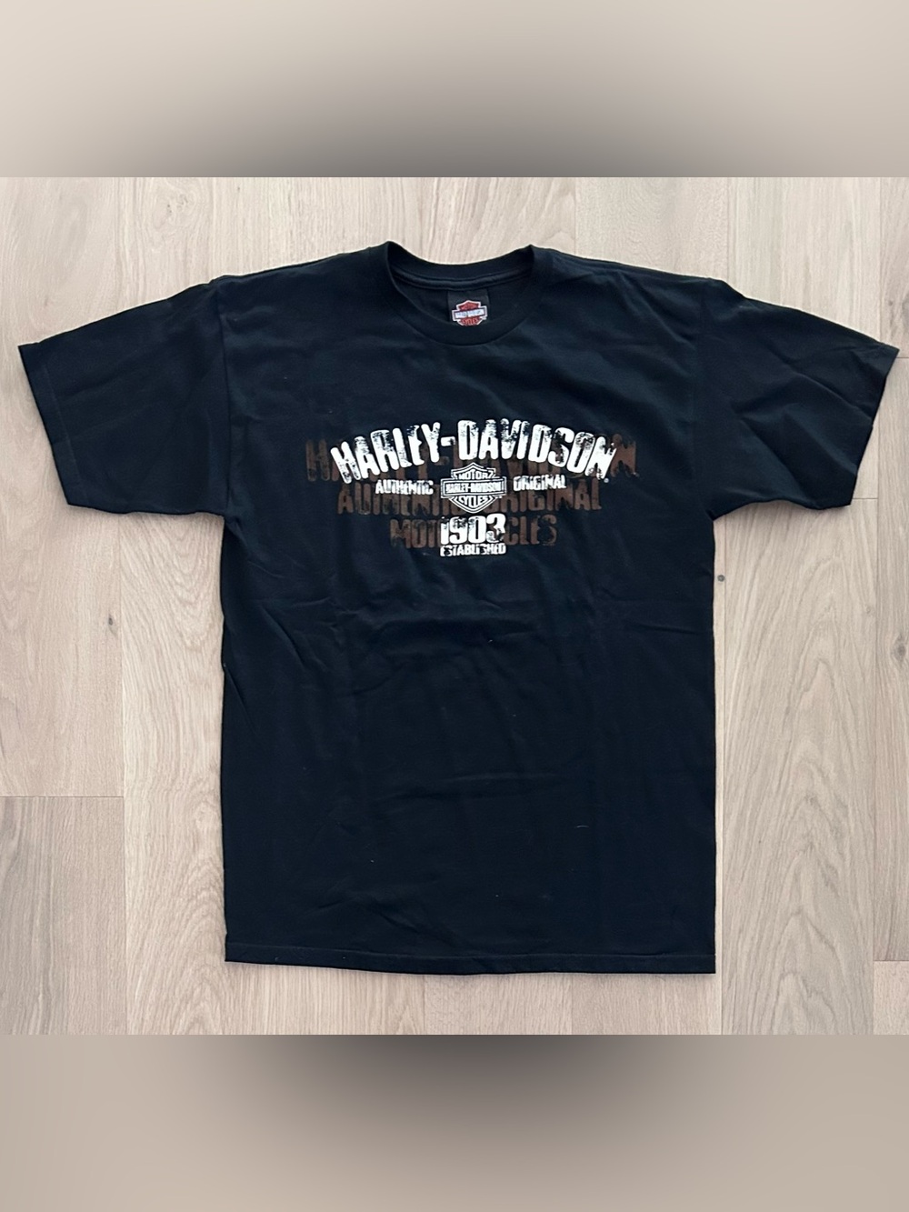 Harley-Davidson Motorcycles Jamaica Double Sided T-Shirt